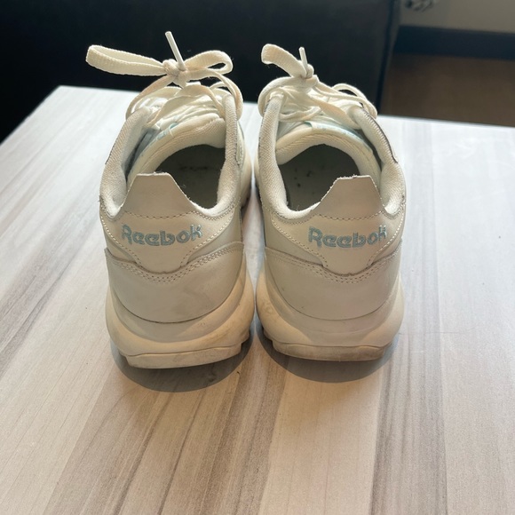 White & Blue Reeboks - Picture 3 of 5